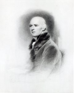 Richard Evans tarafından oyulmuş Joseph Farington, by Thomas Lawrence